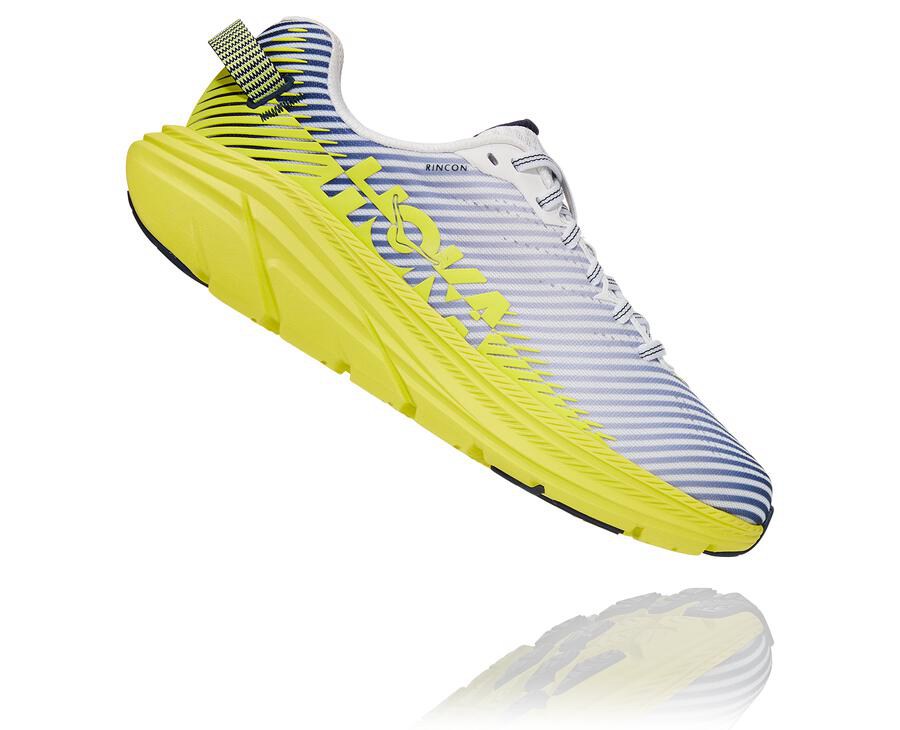 Tenis Hoka One One Feminino Branco/Azuis - Rincon 2 - 241-UGMONZ